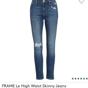 NWT FRAME High Waist Skinny Jean